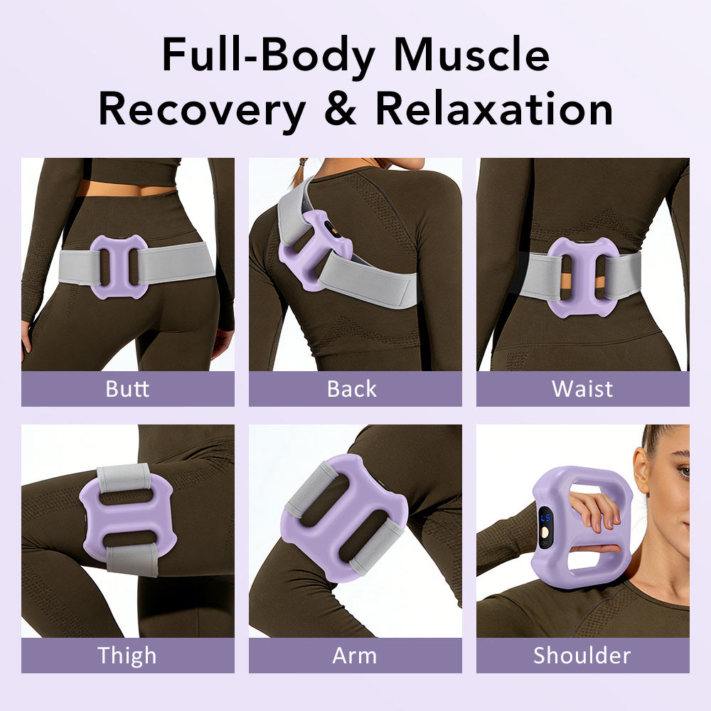 Slimming Waist and Body Shaper Fascia Massager with Dual Ring Design|Rechargeable