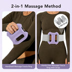 Slimming Waist and Body Shaper Fascia Massager with Dual Ring Design|Rechargeable
