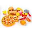 Burger Cutting Food Toy Set 20pcs | Kids Kitchen Pretend Play