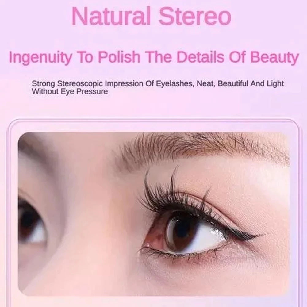 MakeUpMate100-120 Cluster False Eyelashes Self-Adhesive New Upgraded Softer Lashes Glue-Free 10-12mm