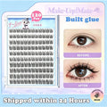 MakeUpMate100-120 Cluster False Eyelashes Self-Adhesive New Upgraded Softer Lashes Glue-Free 10-12mm