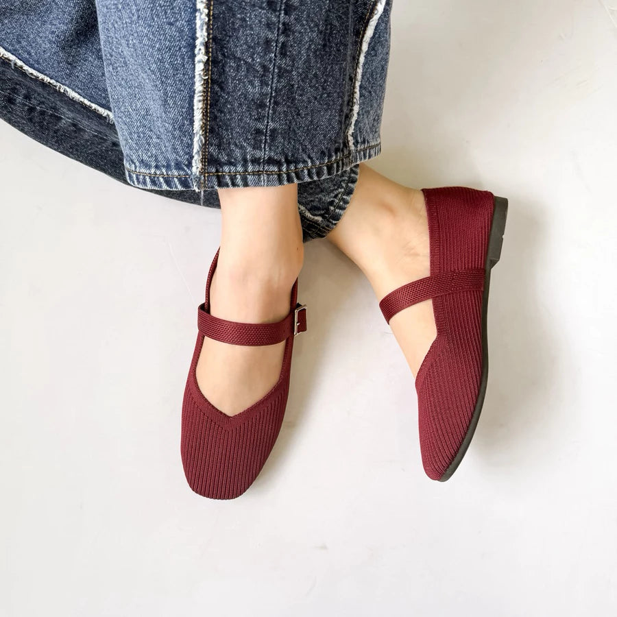 Mary Janes Knitted Doll Shoes | Lightweight Comfortable Casual Shoes