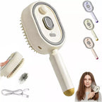 Red Light Scalp Massager Comb | USB Rechargeable Vibrating Hair & Scalp Massager